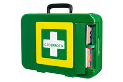 Cederroth verbandkoffer XL met pleisterautomaat groen 32x30x12cm p/st